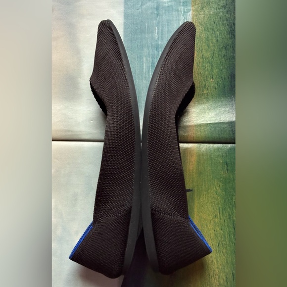 Rothy’s “THE POINT” Knitted Pointed Toe Slip On Flats Sustainable Black Size 8 - Picture 9 of 15